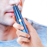 Maxbell Ear and Nose Hair Trimmer Clipper IPX5 Waterproof Groomer Personal Trimmer Blue