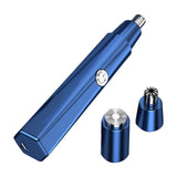 Maxbell Ear and Nose Hair Trimmer Clipper IPX5 Waterproof Groomer Personal Trimmer Blue