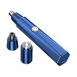 Maxbell Ear and Nose Hair Trimmer Clipper IPX5 Waterproof Groomer Personal Trimmer Blue