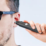 Maxbell Ear and Nose Hair Trimmer Clipper IPX5 Waterproof Groomer Personal Trimmer Black