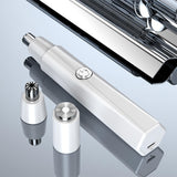 Maxbell Ear and Nose Hair Trimmer Clipper IPX5 Waterproof Groomer Personal Trimmer White