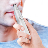 Maxbell Ear and Nose Hair Trimmer Clipper IPX5 Waterproof Groomer Personal Trimmer White
