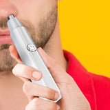 Maxbell Ear and Nose Hair Trimmer Clipper IPX5 Waterproof Groomer Personal Trimmer White
