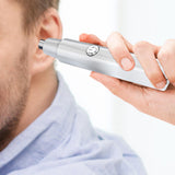 Maxbell Ear and Nose Hair Trimmer Clipper IPX5 Waterproof Groomer Personal Trimmer White