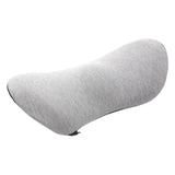 Maxbell Soft Waist Cushion Lower Back Pillow Memory Foam Cushion for Recliners Grey