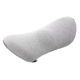 Maxbell Soft Waist Cushion Lower Back Pillow Memory Foam Cushion for Recliners Grey