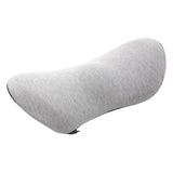 Maxbell Soft Waist Cushion Lower Back Pillow Memory Foam Cushion for Recliners Grey