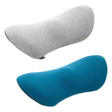 Maxbell Soft Waist Cushion Lower Back Pillow Memory Foam Cushion for Recliners Grey