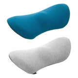 Maxbell Soft Waist Cushion Lower Back Pillow Memory Foam Cushion for Recliners Grey