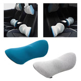 Maxbell Soft Waist Cushion Lower Back Pillow Memory Foam Cushion for Recliners Grey
