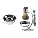 Maxbell High Quality Shaving Set for Men Grooming Gift for Home Father Birthday Bowl