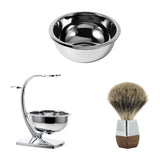 Maxbell High Quality Shaving Set for Men Grooming Gift for Home Father Birthday Bowl