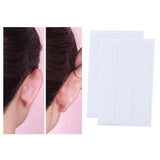 Maxbell Cosmetic Ear Stickers Sweatproof Waterproof Transparent for Parties Styling 12pcs