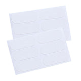 Maxbell Cosmetic Ear Stickers Sweatproof Waterproof Transparent for Parties Styling 12pcs