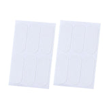 Maxbell Cosmetic Ear Stickers Sweatproof Waterproof Transparent for Parties Styling 12pcs