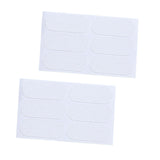 Maxbell Cosmetic Ear Stickers Sweatproof Waterproof Transparent for Parties Styling 12pcs