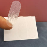 Maxbell Cosmetic Ear Stickers Sweatproof Waterproof Transparent for Parties Styling 18pcs