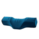 Maxbell Neck Pillow Ergonomic Comfortable Massaging Portable for Home Waist Bedroom Peacock Blue