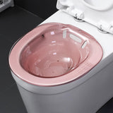 Maxbell Sitz Bath Tub for Toilet Seat with Flusher Hose for Feminine Cleansing Red