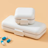 Maxbell Dustproof Pill Organizer Double Sealing Compact for Home Outdoor Office 5 Grids