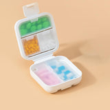 Maxbell Dustproof Pill Organizer Double Sealing Compact for Home Outdoor Office 5 Grids