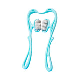 Maxbell Neck Massager Tool 6 Balls Multifunctional Handheld for Legs Elderly Men Blue