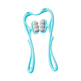 Maxbell Neck Massager Tool 6 Balls Multifunctional Handheld for Legs Elderly Men Blue