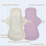 Maxbell Reusable Menstrual Pads Cloth Panty Liner Pads Period Pads Soft Feminine Pad Light Brown