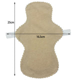 Maxbell Reusable Menstrual Pads Cloth Panty Liner Pads Period Pads Soft Feminine Pad Light Brown