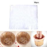 Maxbell 90x Disposable Foot Tub Liner Large Bath Basin Bags for Beauty Salon Hotel