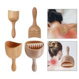 Maxbell Massage Tool Cup Wooden Portable Manual Relaxer for Masseur Neck Athlete 14cmX6cm