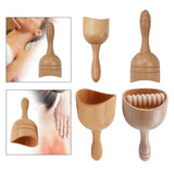 Maxbell Massage Tool Cup Wooden Portable Manual Relaxer for Masseur Neck Athlete 14cmX6cm