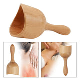 Maxbell Massage Tool Cup Wooden Portable Manual Relaxer for Masseur Neck Athlete 14cmX6cm