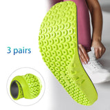 Maxbell 3 Pairs EVA Insoles for Shoes Sports Cushion Inserts Comfort Cushion Padding 43-44