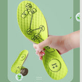 Maxbell 2 Pairs Foot Acupressure Insoles Air Cushion Massaging Breathable  41-42 Green