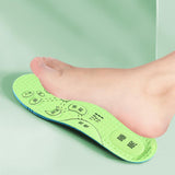 Maxbell 2 Pairs Foot Acupressure Insoles Air Cushion Massaging Breathable 43-44 Green