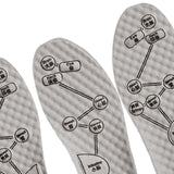 Maxbell 2 Pairs Foot Acupressure Insoles Air Cushion Massaging Breathable 35-36 Gray