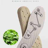 Maxbell 2 Pairs Foot Acupressure Insoles Air Cushion Massaging Breathable 35-36 Gray