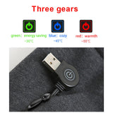Maxbell Winter Electric Heated Pants USB Powered Rechargeable Electric for Skiing XL Black