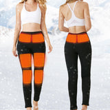 Maxbell Winter Electric Heated Pants USB Powered Rechargeable Electric for Skiing XL Black