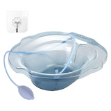 Maxbell Sitz Bath Tub for Toilet Seat with Flusher for Cleansing Elderly