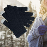 Maxbell Winter USB Electric Heating Gloves Mitten for Working Skiing Women and Men Black