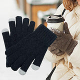 Maxbell Winter USB Electric Heating Gloves Mitten for Working Skiing Women and Men Black