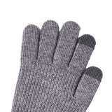 Maxbell USB Heated Gloves 3 Temperature Settings Warm for Typing Hiking Men Women Gray