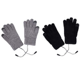 Maxbell USB Heated Gloves 3 Temperature Settings Warm for Typing Hiking Men Women Gray