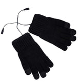 Maxbell USB Heated Gloves 3 Temperature Settings Warm for Typing Hiking Men Women Black
