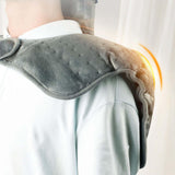 Maxbell Heating Pad for Neck Warm Washable Timing Setting Fast Heating Gray