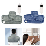 Maxbell Heating Pad for Neck Warm Washable Timing Setting Fast Heating Gray