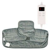 Maxbell Heating Pad for Neck Warm Washable Timing Setting Fast Heating Gray