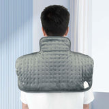 Maxbell Heating Pad for Neck Warm Washable Timing Setting Fast Heating Gray